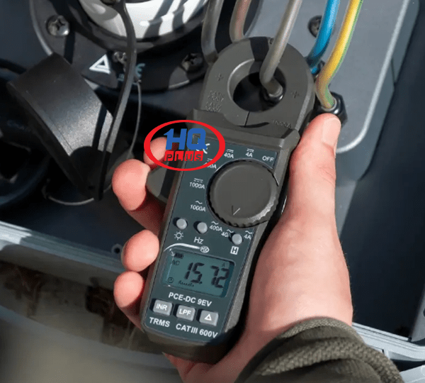 Ampe Kìm Kiểm Tra Xe Điện Thông Minh EVSE Model PCE-DC 9V Hãng PCE Anh Quốc