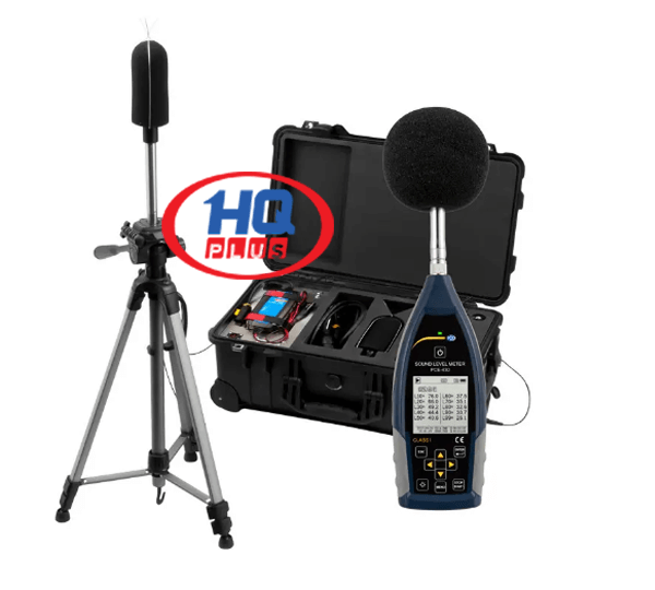 Bộ Đo Mức Độ Tiếng Ồn Âm Thanh Ngoài Trời PCE-430-EKIT Khoản Đo 22 ... 136 db(A) Sound Level Meter Hãng PCE Instruments