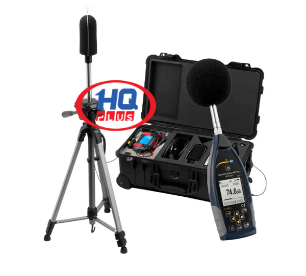 Bộ Đo Mức Độ Tiếng Ồn Âm Thanh Ngoài Trời PCE-432-EKIT Khoản Đo 22 ... 136 db(A) Sound Level Meter Hãng PCE Instruments