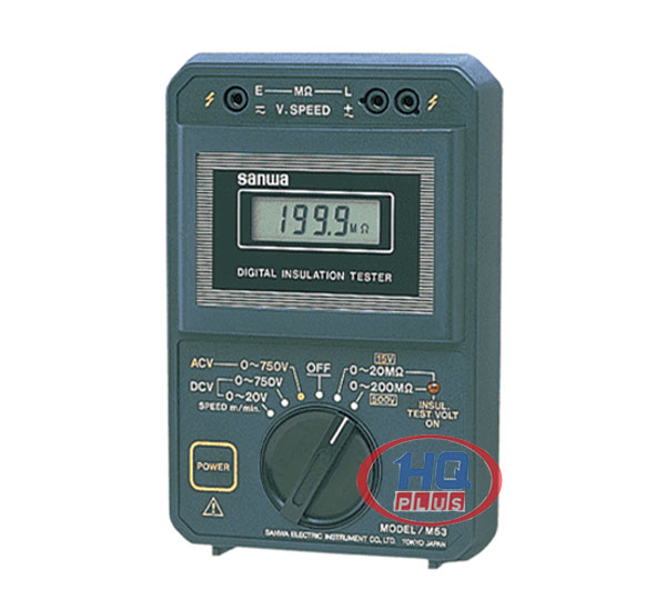 Đồng Hồ Đo Điện Trở Cách Điện SANWA Model M53