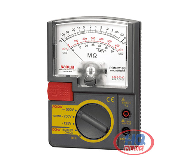 Đồng Hồ Đo Điện Trở Cách Điện SANWA Model PDM1529S