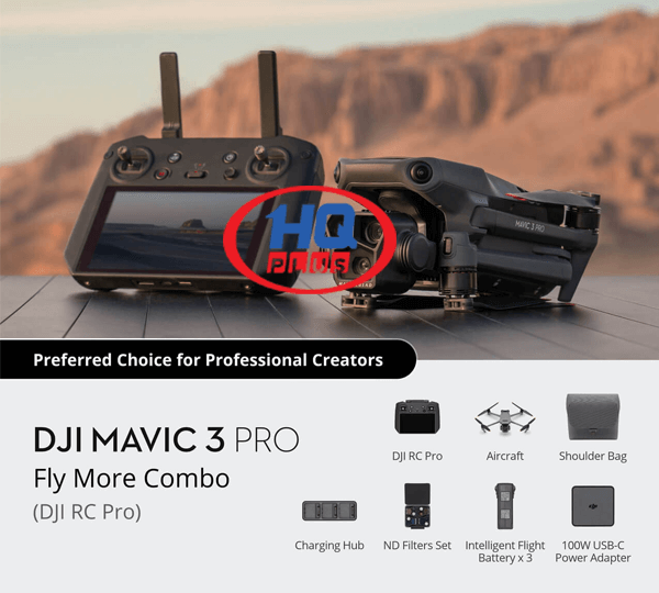 Drone Model DJI Mavic 3 Pro Fly More Combo (DJI RC Pro)