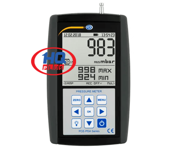 Máy Đo Áp Suất Tuyệt Đối Khoản Đo 0 ... 200 kPa Model PCE-PDA A100L Pressure Meter Hãng PCE Instruments