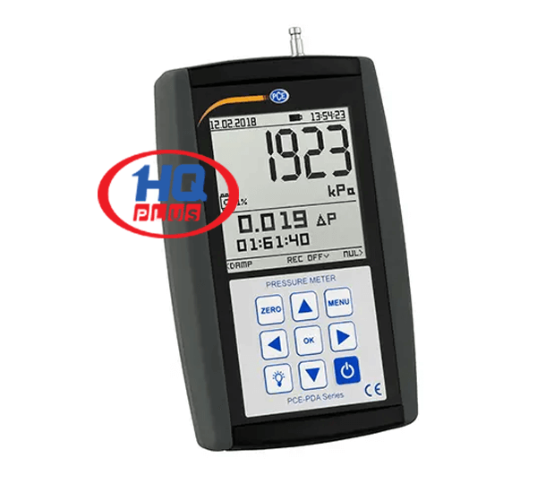 Máy Đo Áp Suất Tương Đối Khoản Đo -100 ... 2000 kPa Model PCE-PDA 1000L Pressure Meter Hãng PCE Instruments