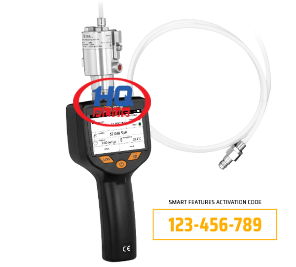 Dew Point Thermometer for Compressed Air PCE-DPM 10-SFKIT incl. Smart Features