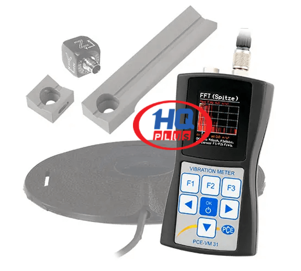 Human Vibration Meter with Hand-Arm and Whole-Body Sensors PCE-VM 31-HAWB