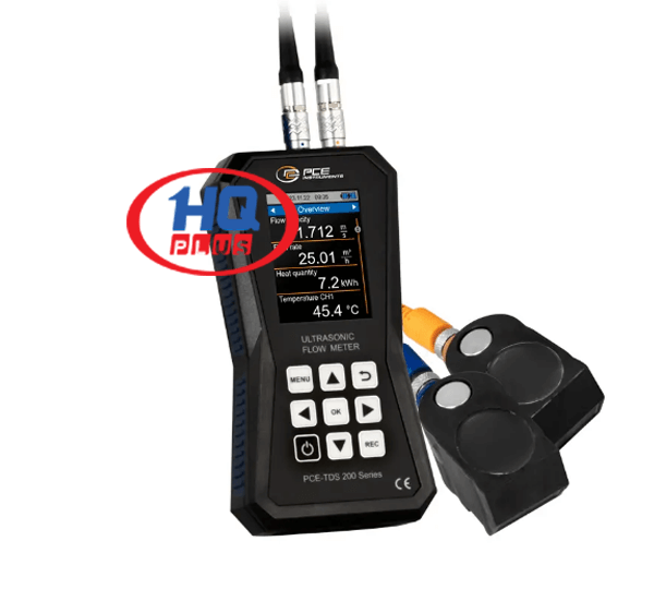 Máy Đo Lưu Lượng Tốc Độ Dòng Chảy Bằng Siêu Âm Model Ultrasonic Flow Meter PCE-TDS 100 M (-32 ... 32 m/s, -105 ... 105 ft/s) Hãng PCE Instruments