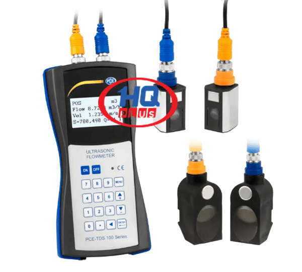 Máy Đo Lưu Lượng Tốc Độ Dòng Chảy Bằng Siêu Âm Model Ultrasonic Flow Meter PCE-TDS 100HSH (-32 ... 32 m/s, -105 ... 105 ft/s) Hãng PCE Instruments