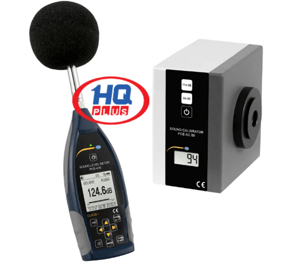 Class 1 Sound Level Meter PCE-430-SC 09 with Calibrator 