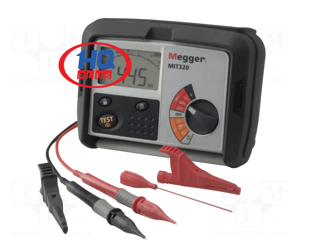 Máy Kiểm Tra Cách Điện Và Thông Mạch Megger MIT320, 1000V DC, 999MΩ, CAT III 600V