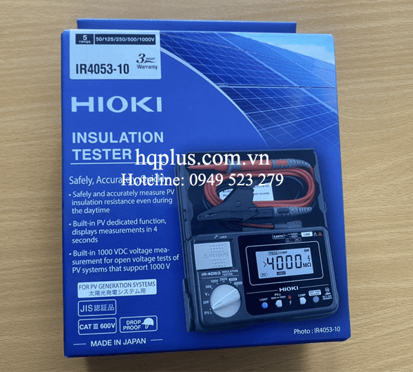 Insulation Tester PV IR4053-10 HIOKI