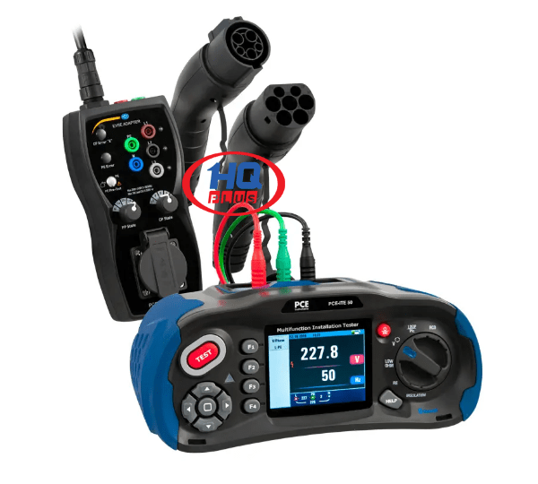 Thiết Bị Đo Kiểm Tra Sạc Xe Điện Thông Minh EVSE Cầm Tay Model PCE-EVSE KIT2 Hãng PCE Anh Quốc